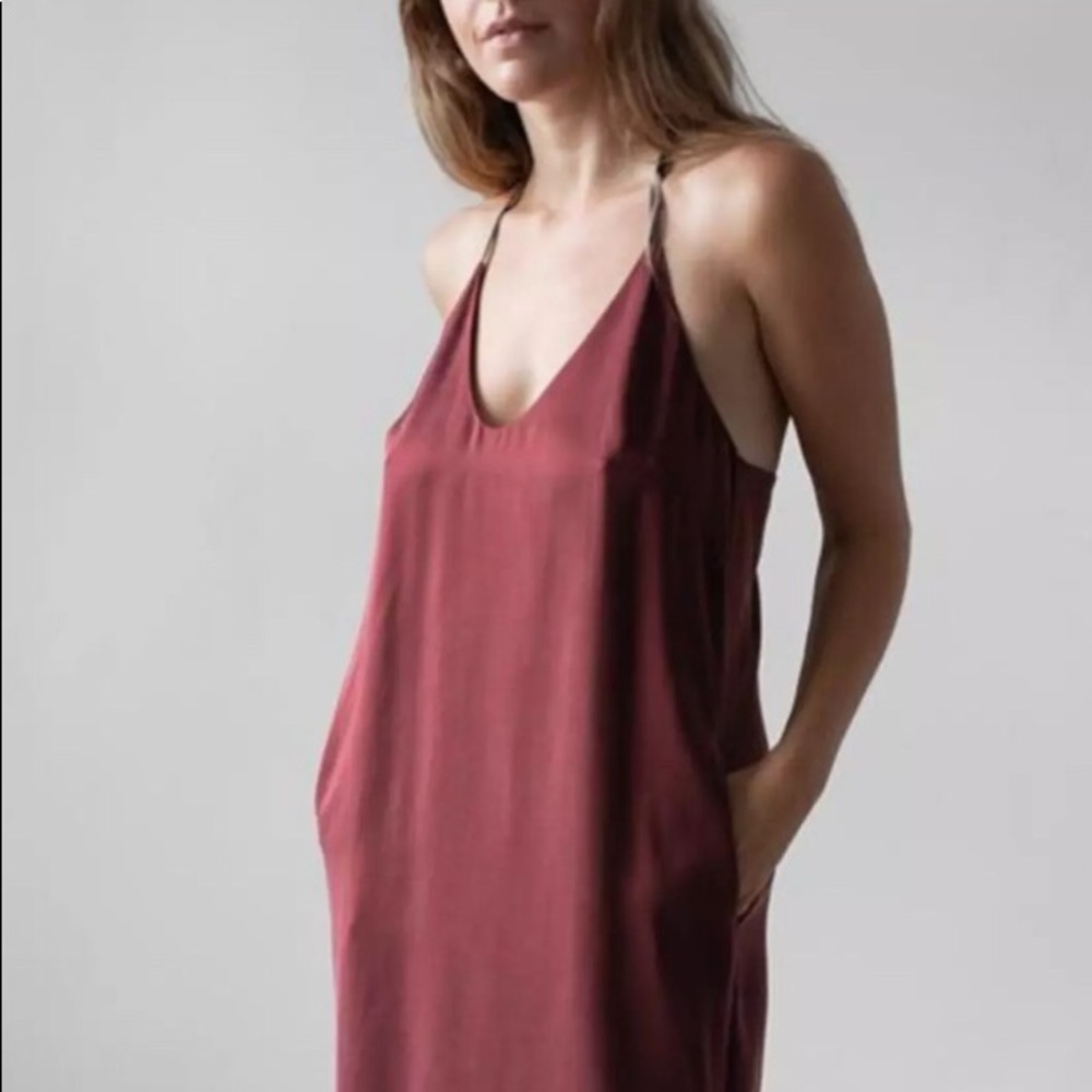 Washable silk slip dress Small